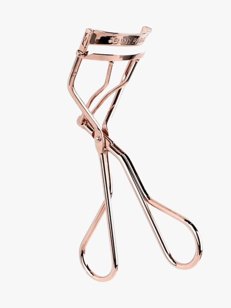 Jenny Patinkin Lazy Perfection Eyelash Curler in branded component on a  light gray background